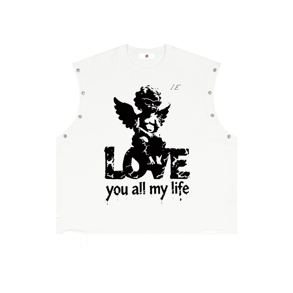 Distressed  unisex Tank Top