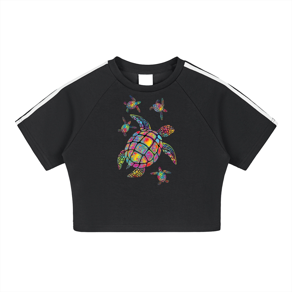 Taped Cooling Performance Crop Top