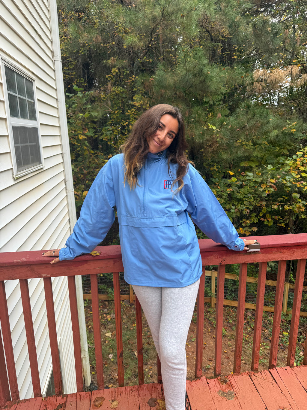 Embroidered I.E. x Champion unisex lightweight Jacket