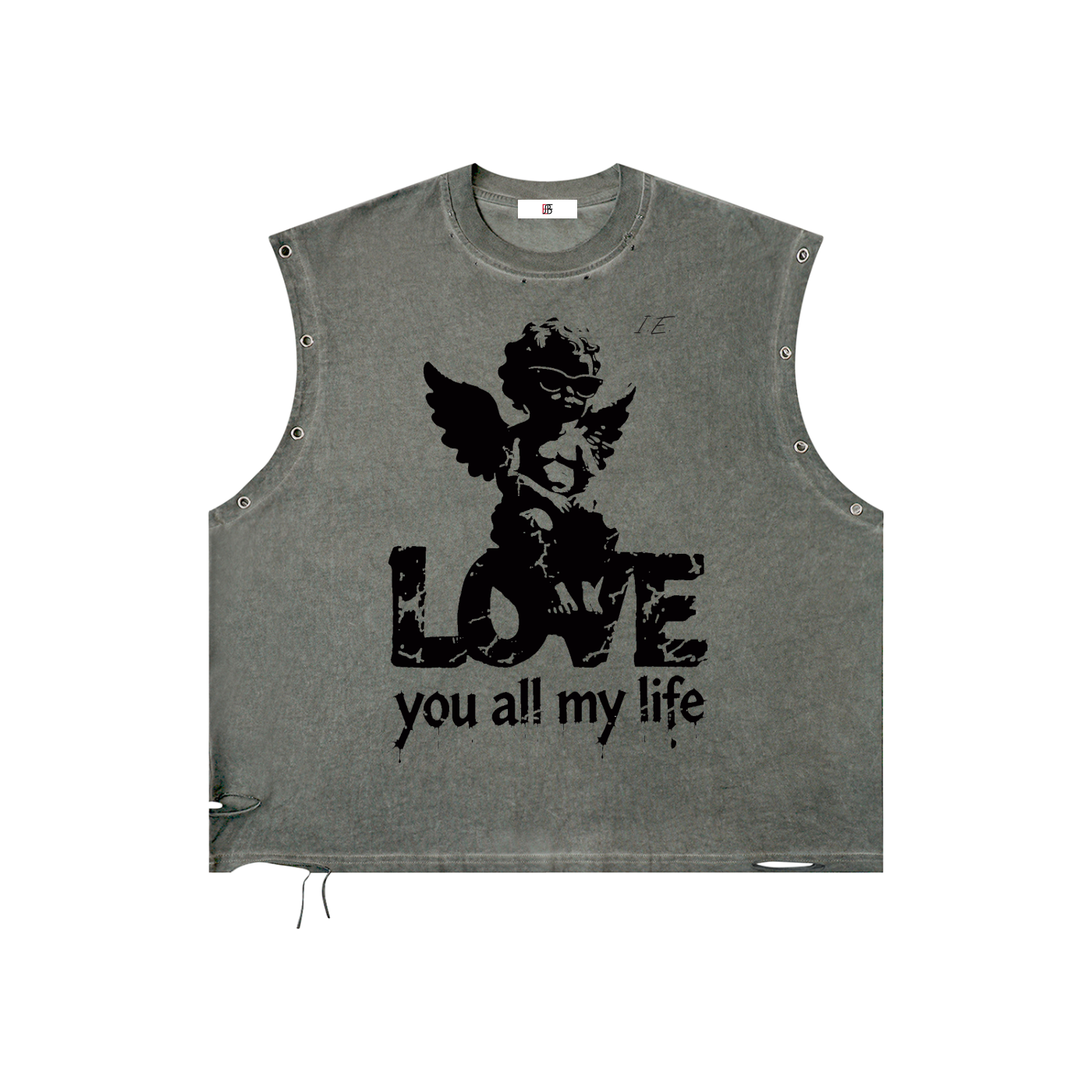 Distressed  unisex Tank Top
