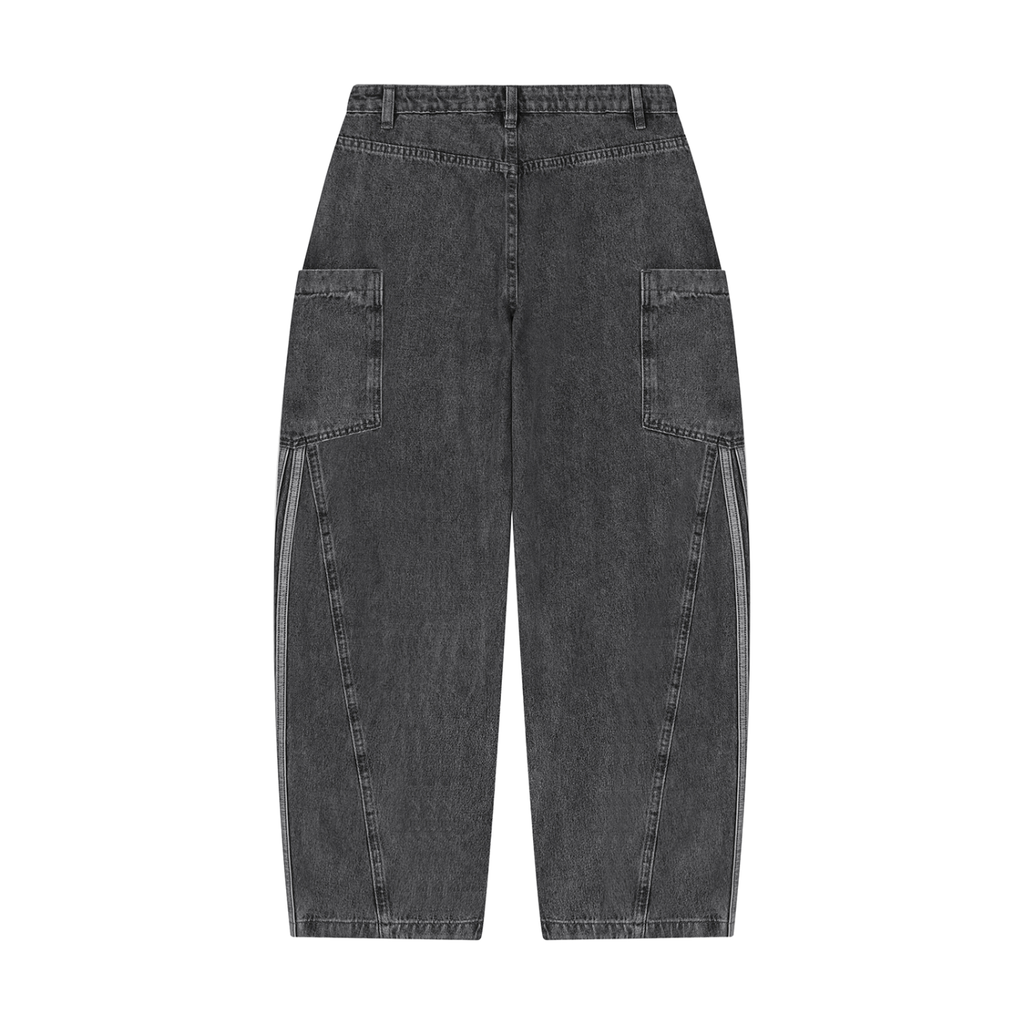 Women's Vintage Wash Barrel Leg Jeans