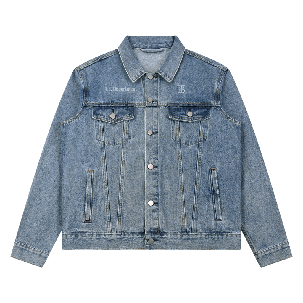 Unisex Vintage Wash Denim Jacket
